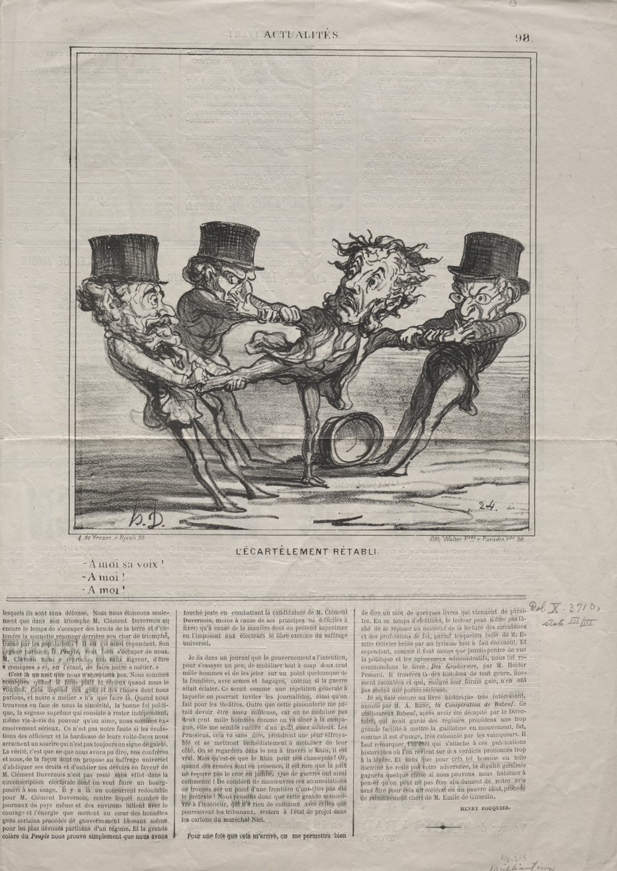 Aktualitások (98. sz.): A negyedelés visszaállt alkotó: Honoré Daumier