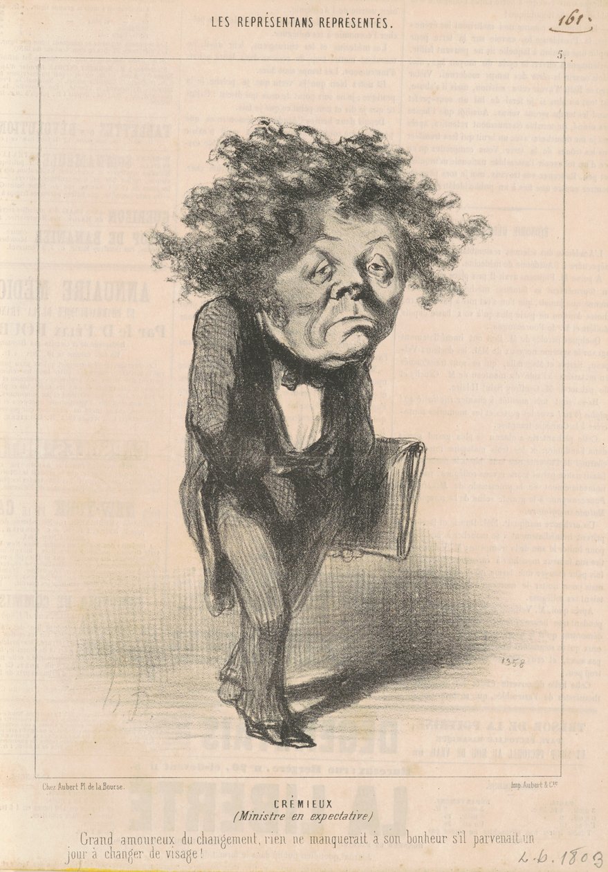 Adolphe Cremieux alkotó: Honoré Daumier