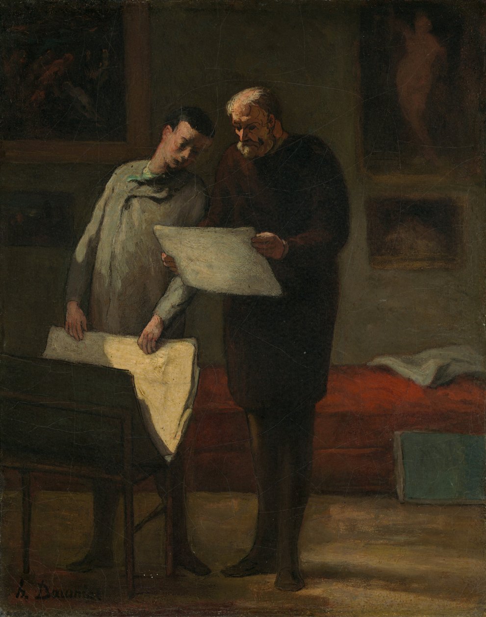 Tanácsok egy fiatal művésznek alkotó: Honoré Daumier