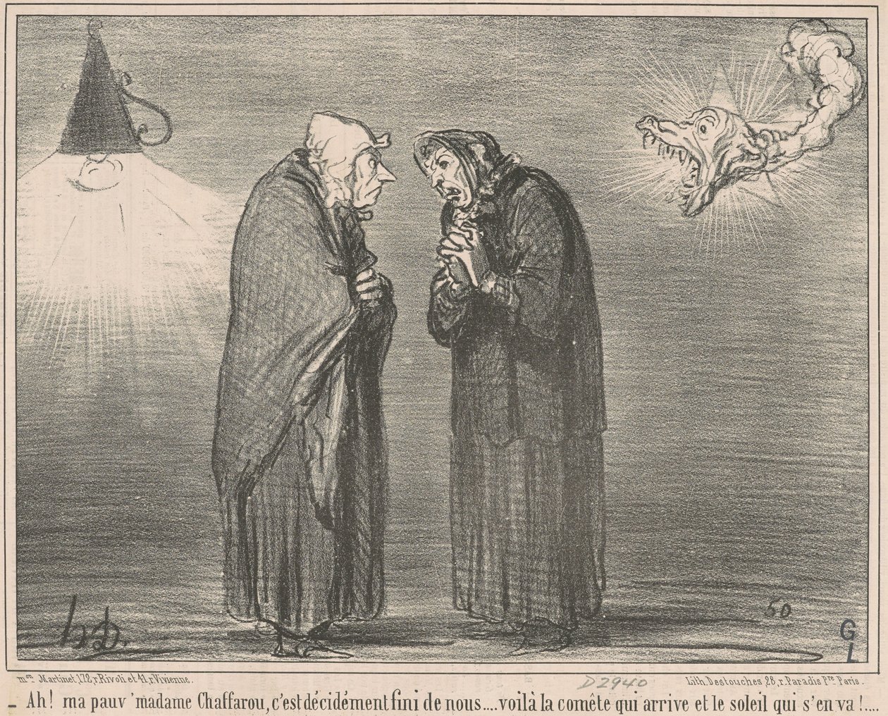 Ó! Mi az a Buffa, amíg titkosítanak... alkotó: Honoré Daumier