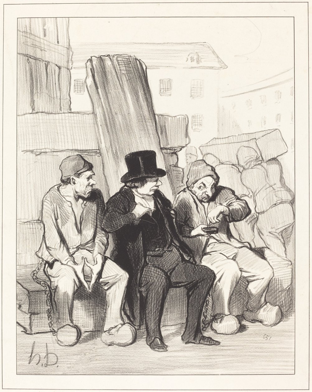 Szóval, barátom, huszonkét évesen... alkotó: Honoré Daumier
