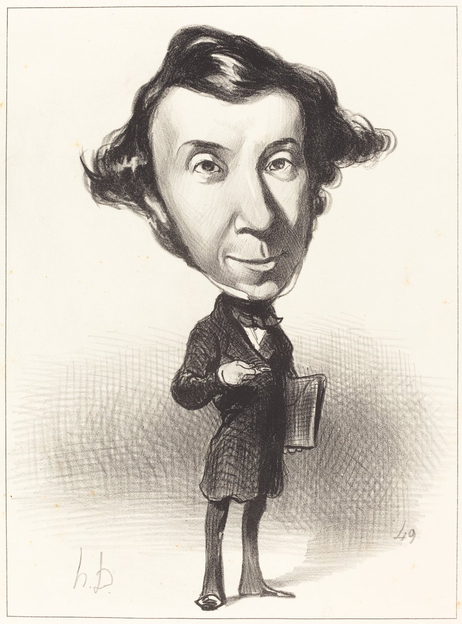 Alex. Ch. Henri de Tocqueville alkotó: Honoré Daumier