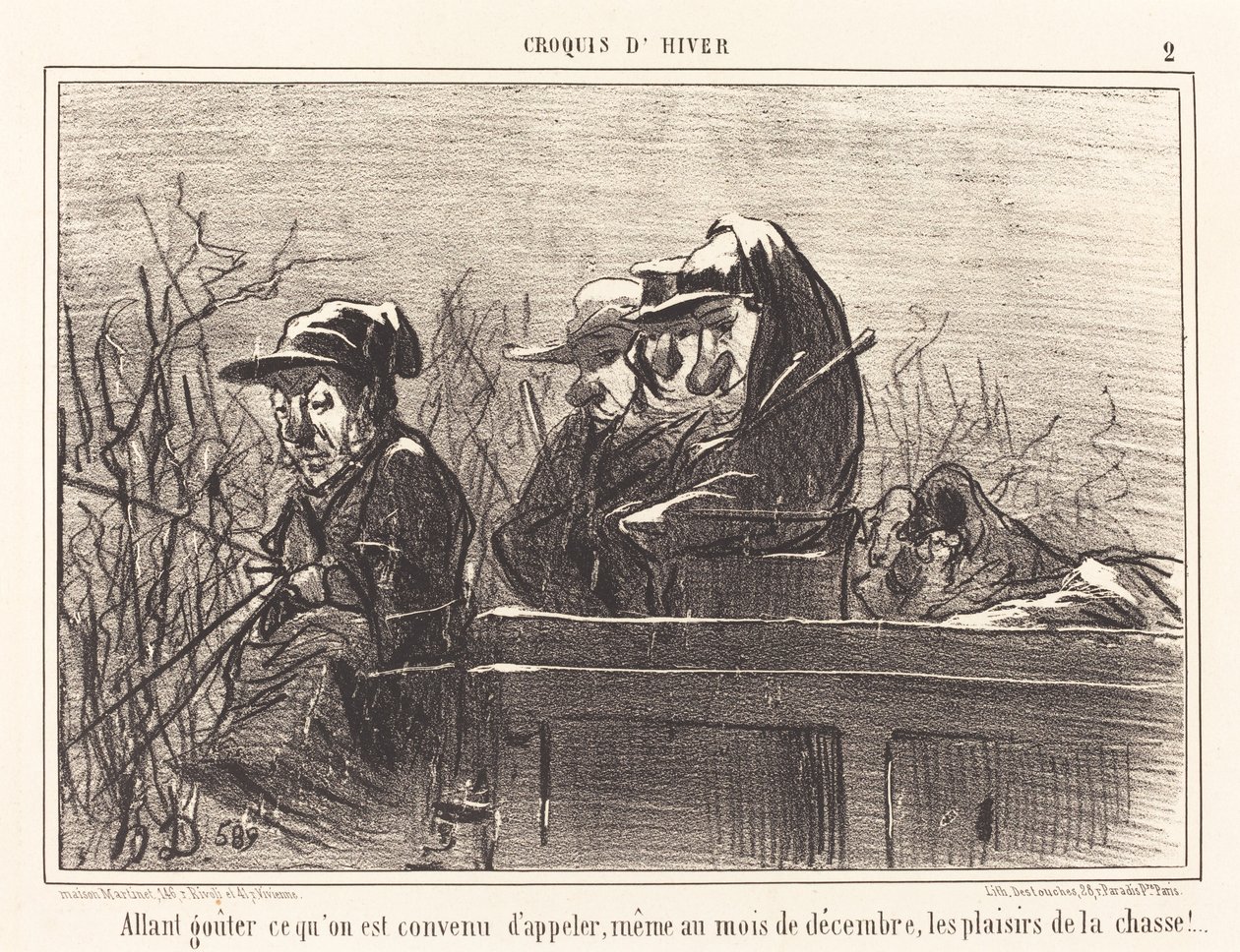 Megkóstoljuk azt, amit megbeszéltünk, hogy hívunk... alkotó: Honoré Daumier