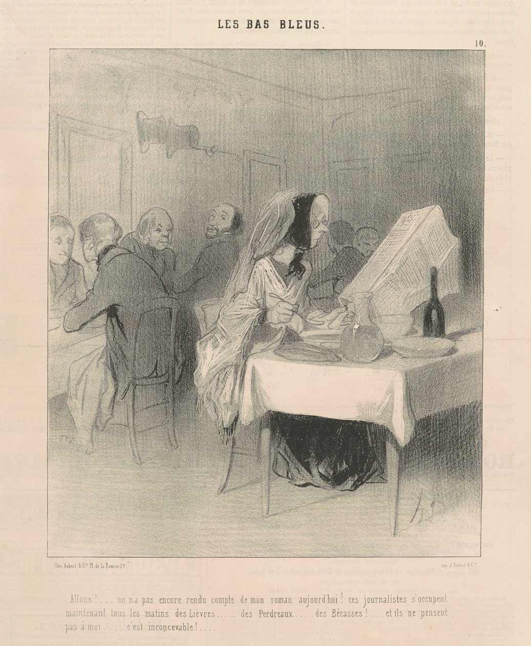 Gyerünk! ... A regényemről még nem számoltunk be ... alkotó: Honoré Daumier