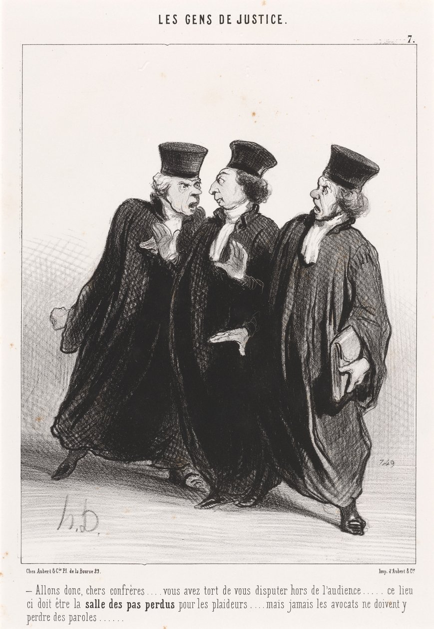 Hajrá, kedves kollégák... alkotó: Honoré Daumier