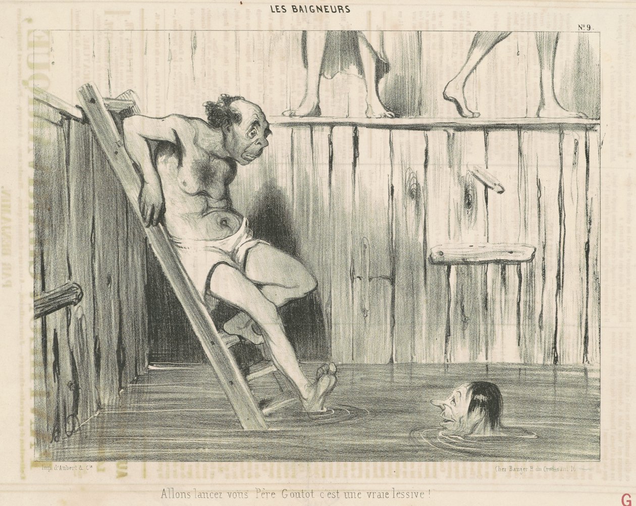 Gyerünk apa kóstolni... alkotó: Honoré Daumier