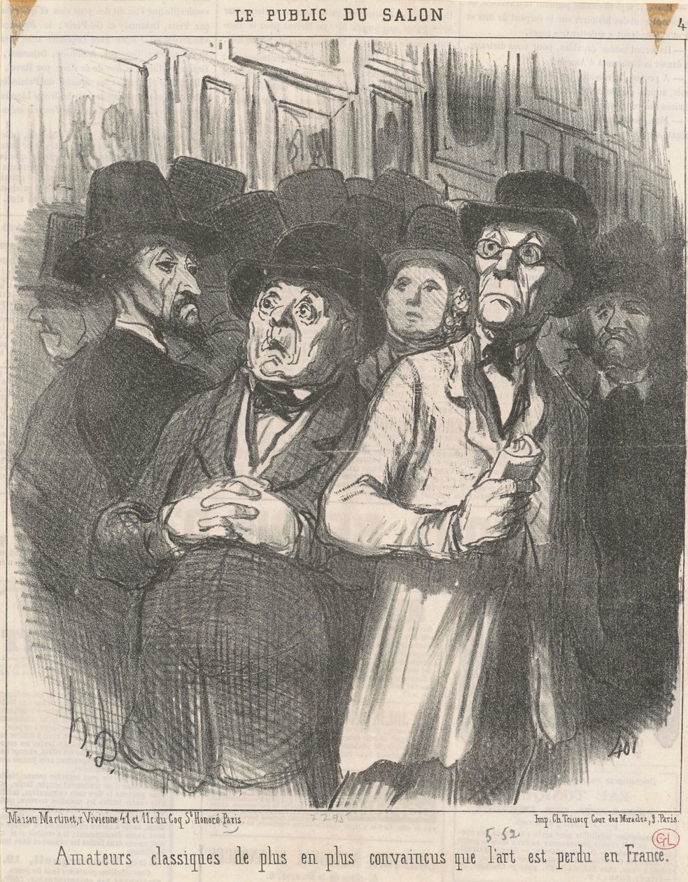 Meggyőződött klasszikus rajongók alkotó: Honoré Daumier