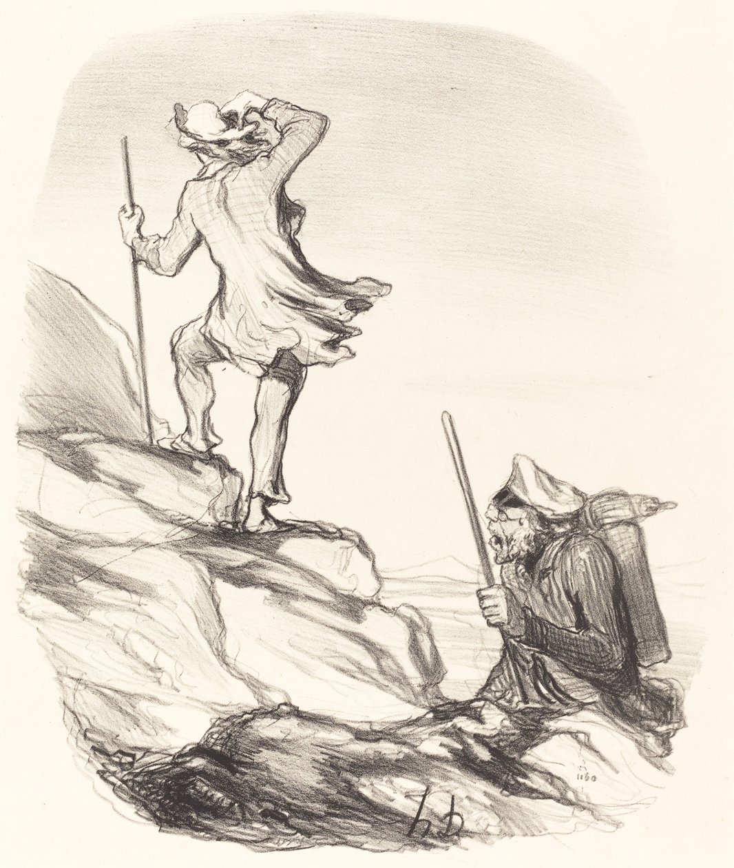 Látsz civilizált helyet... alkotó: Honoré Daumier