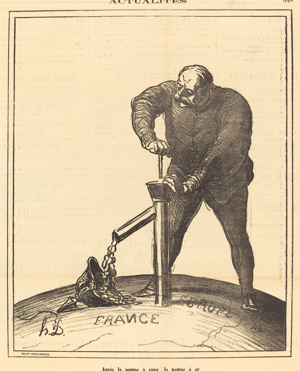 A vérpumpa után az aranypumpa alkotó: Honoré Daumier