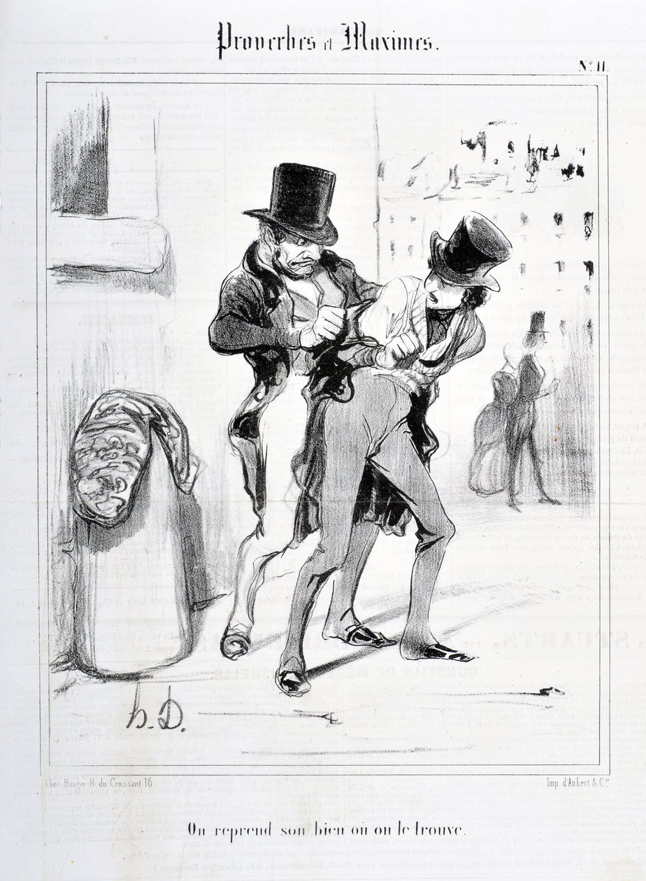 Honore Daumier (1808-1879) műve. A Charivari 1840-ből származik: MUSEE DES BEAUX ARTS - PALAIS LONGCHAMP, MARSEILLE alkotó: Honoré Daumier
