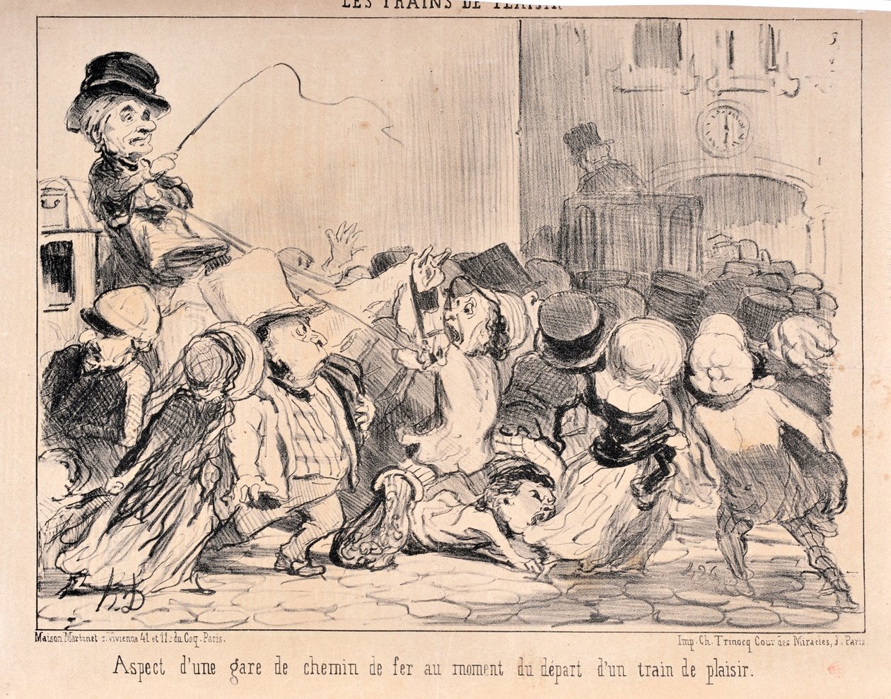 Honore Daumier (1808-1879) műve. A Charivari 1852-ből származik: MUSEE DES BEAUX ARTS - PALAIS LONGCHAMP, MARSEILLE alkotó: Honoré Daumier