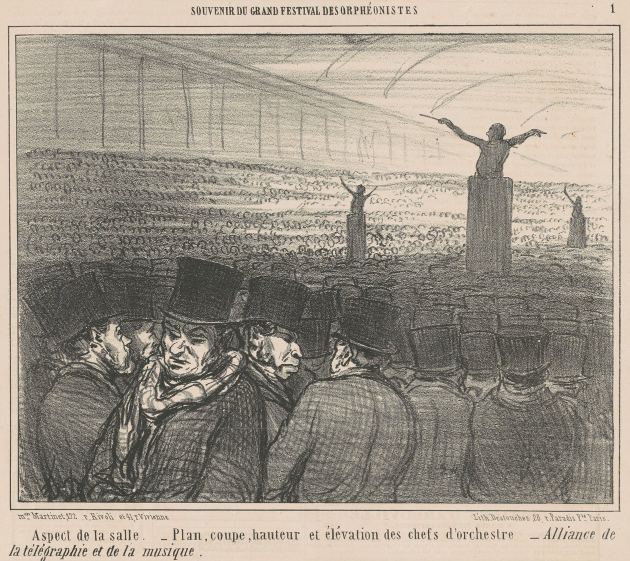 A szoba megjelenése alkotó: Honoré Daumier