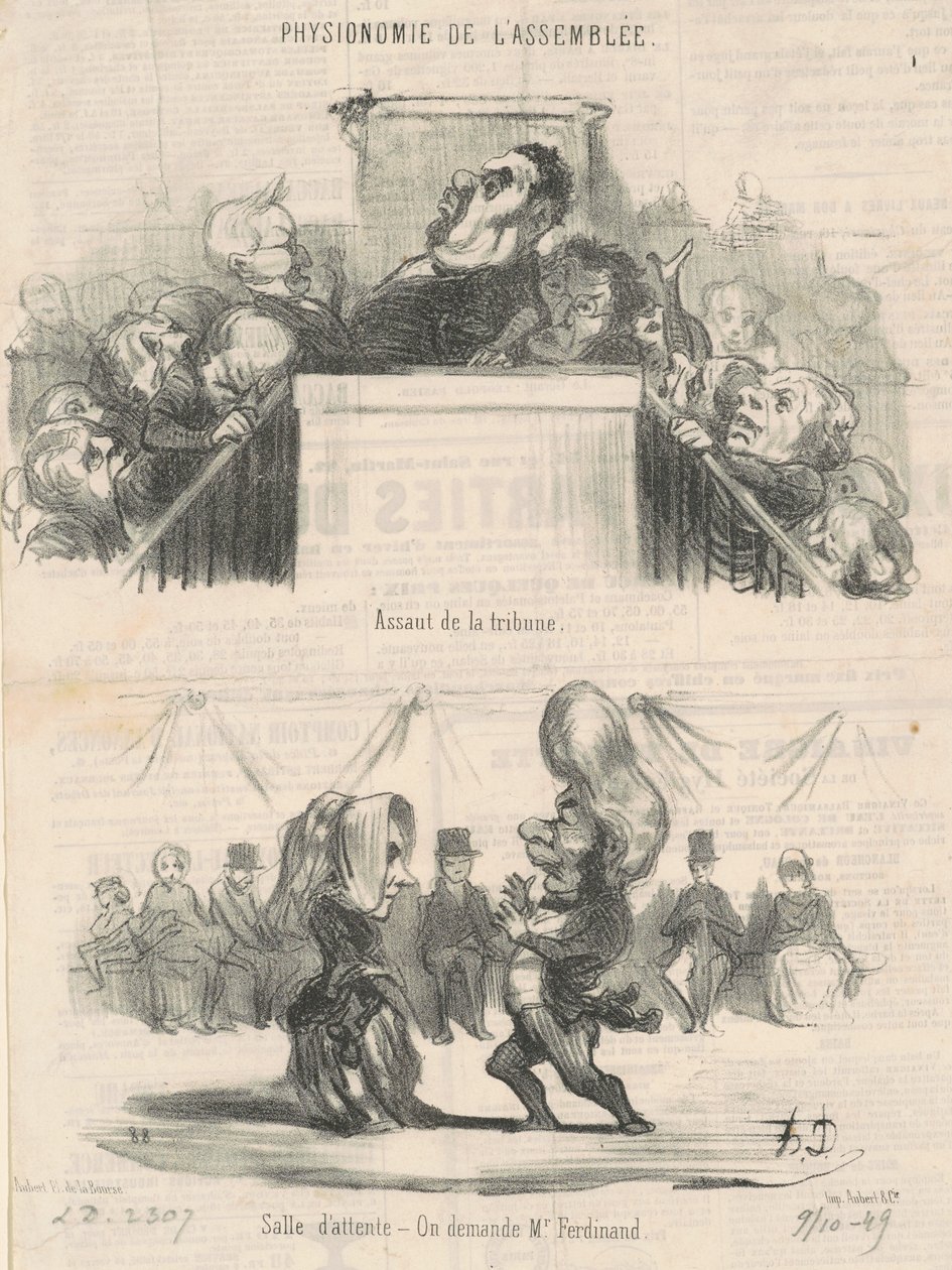 Tribün Assault alkotó: Honoré Daumier