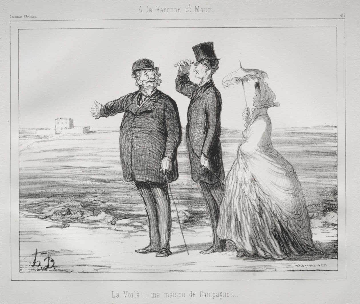 Varenne, Saint-Maur alkotó: Honoré Daumier