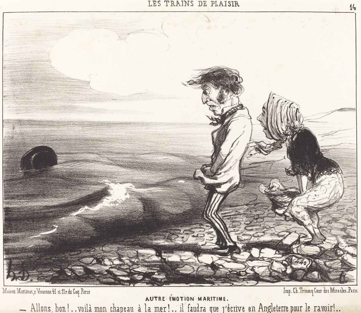 Egy másik tengeri érzelem alkotó: Honoré Daumier