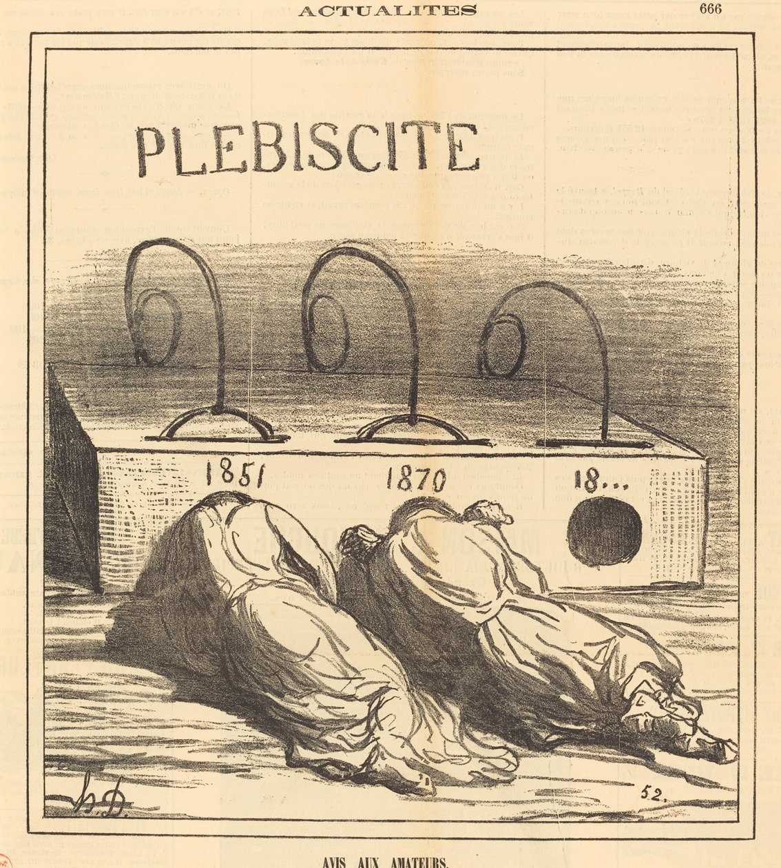 Figyelmeztetés amatőrök számára alkotó: Honoré Daumier