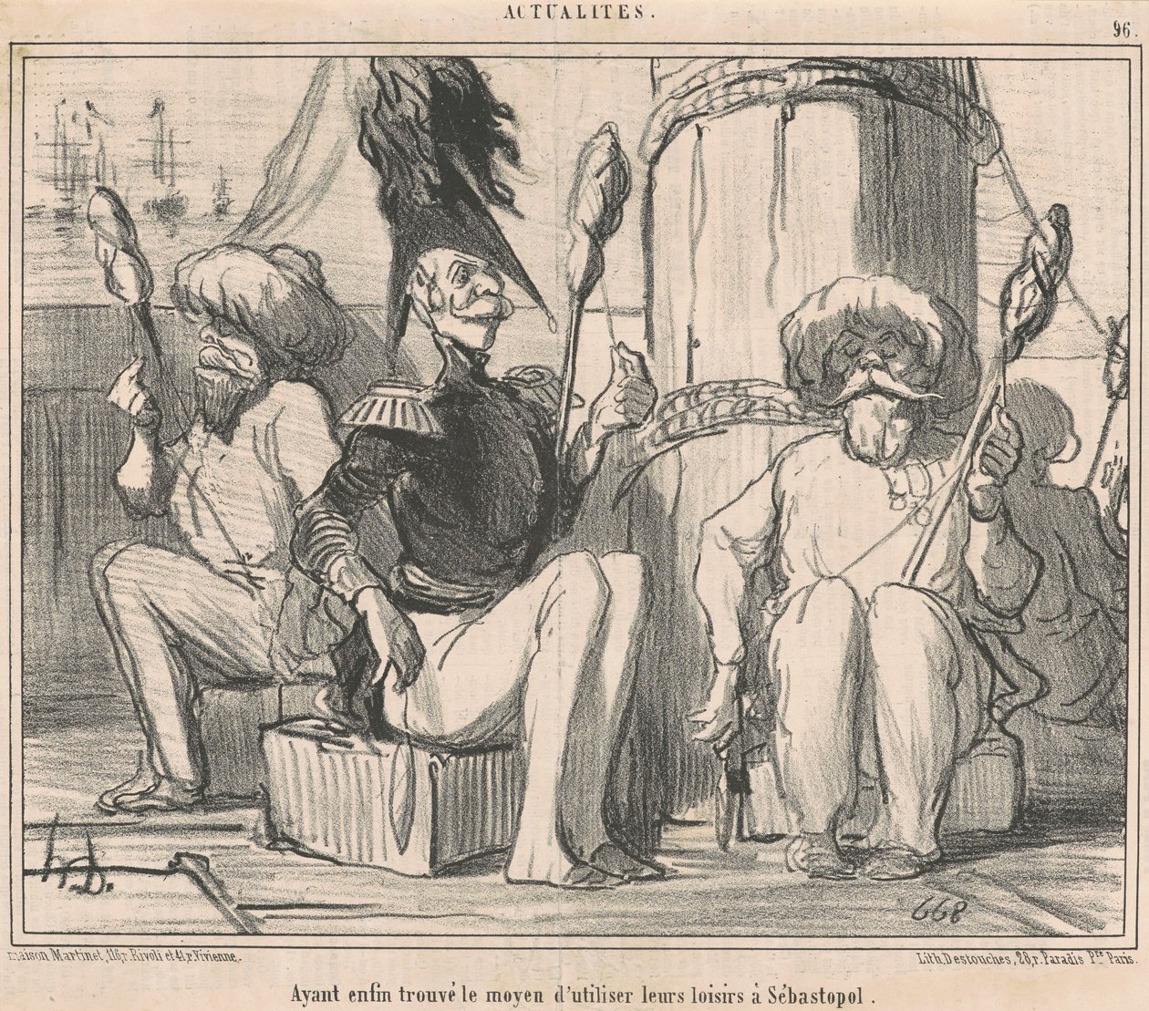 Végre megtalálták a módját a hobbijaik hasznosításának! alkotó: Honoré Daumier