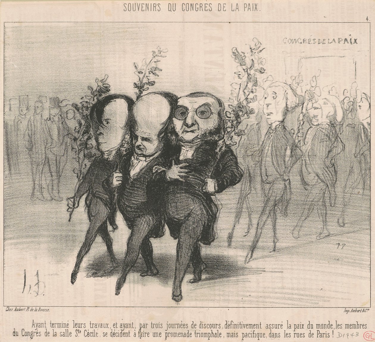 Munkájuk végeztével... alkotó: Honoré Daumier