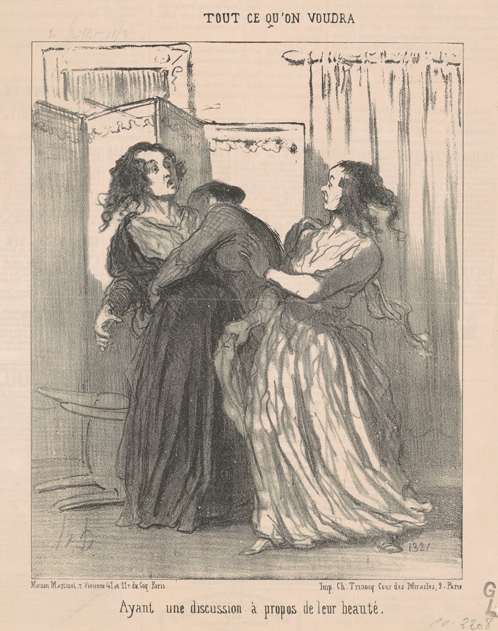 Beszélgetés a szépségükről alkotó: Honoré Daumier