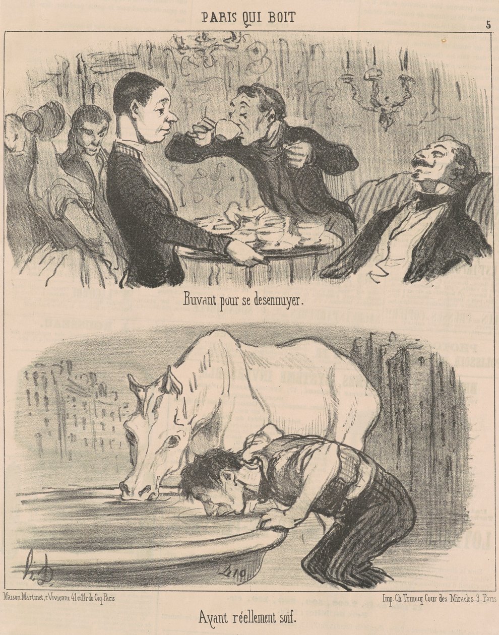 Nyálcsorgatva unatkozni alkotó: Honoré Daumier