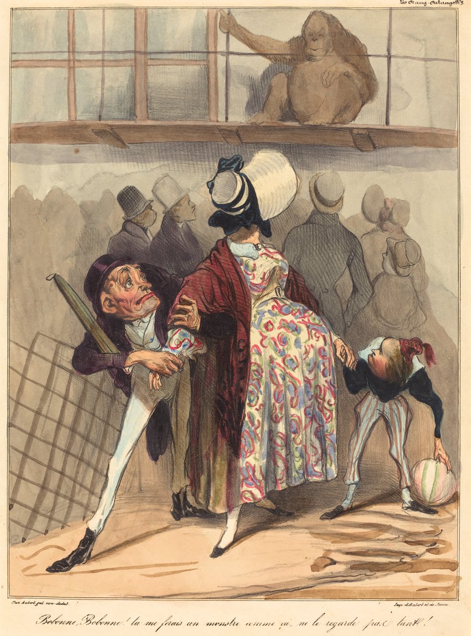 Bobonne... ne nézz rá annyira! alkotó: Honoré Daumier