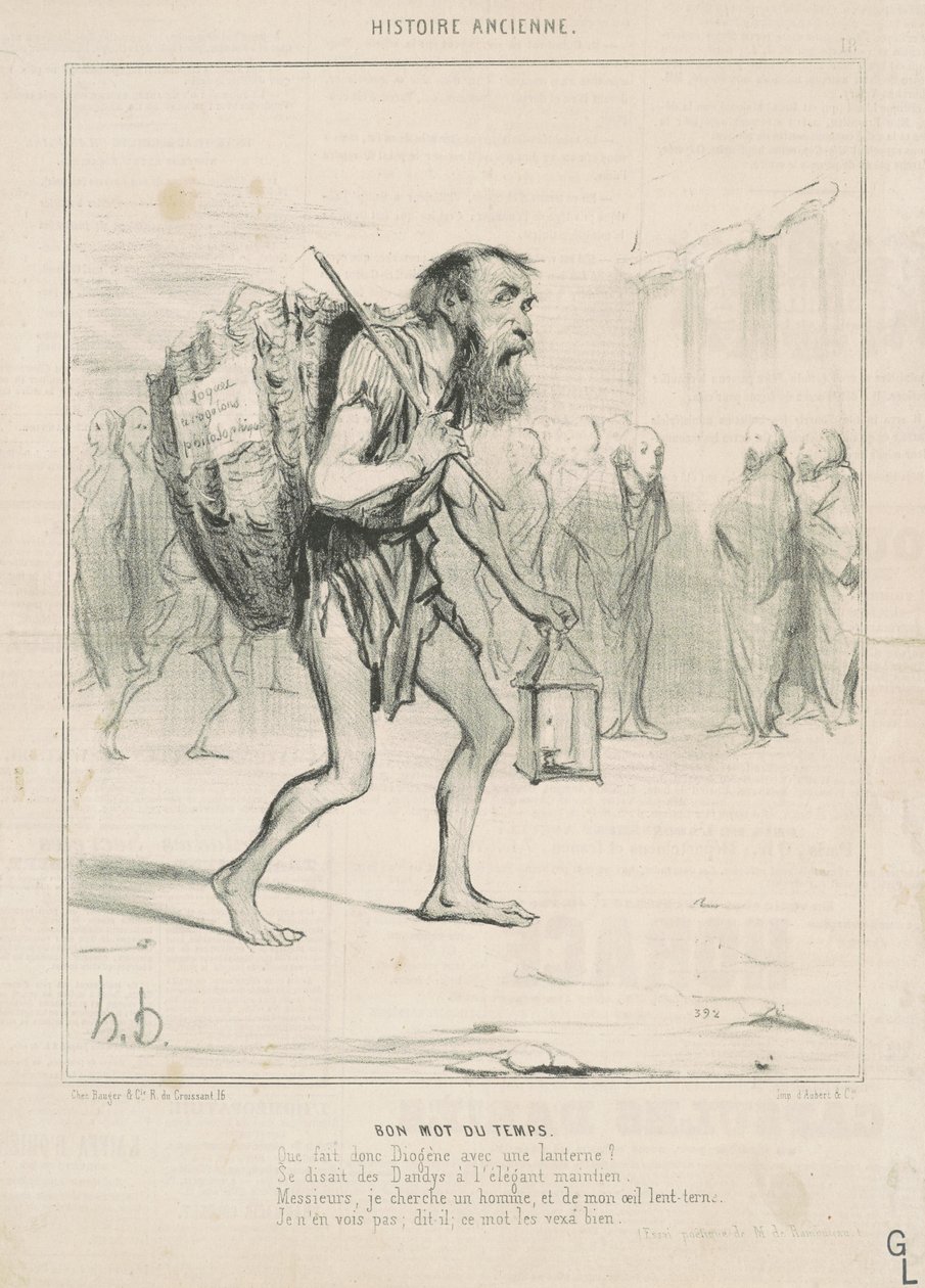 jó szó az időről alkotó: Honoré Daumier
