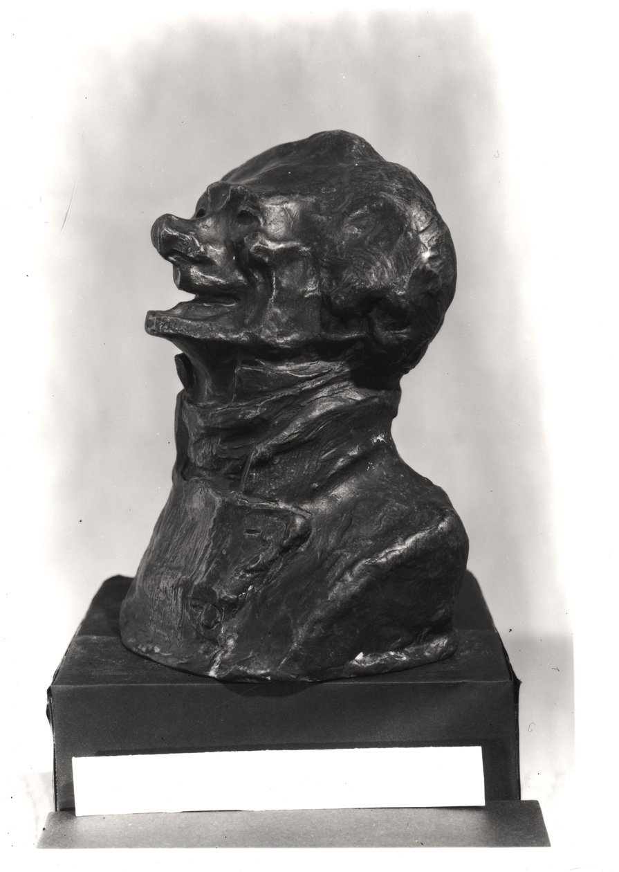 Charles Philipon (1800-62) mellszobra, 1833 körül (bronz) alkotó: Honoré Daumier