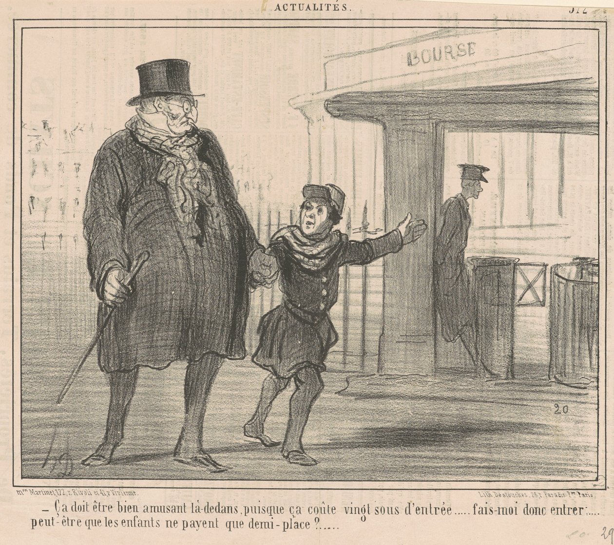 Biztos jó móka lesz ott... alkotó: Honoré Daumier