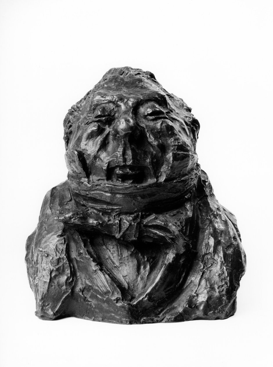 Charles-Guillaume Etienne karikatúrája (bronz) alkotó: Honoré Daumier