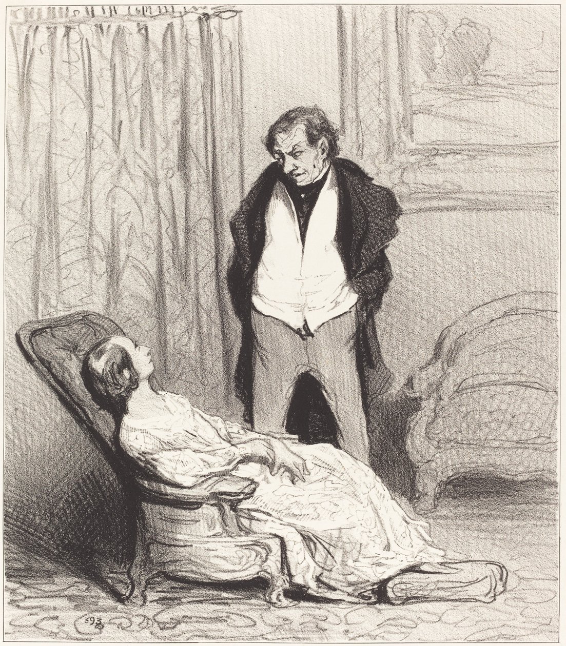 Dobozos sárgarépa alkotó: Honoré Daumier