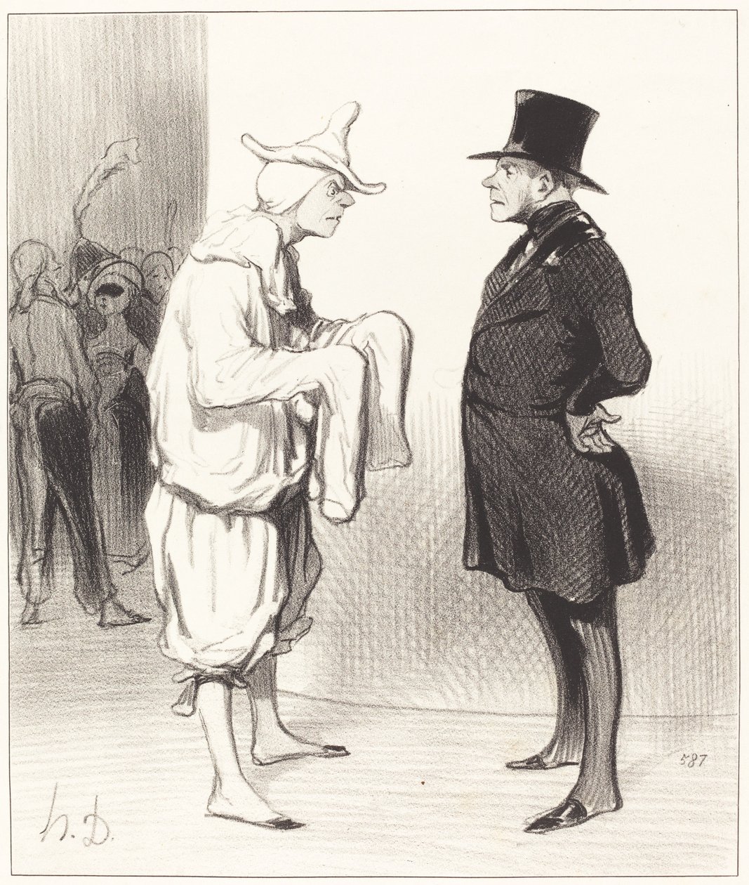 Outfielder sárgarépa alkotó: Honoré Daumier