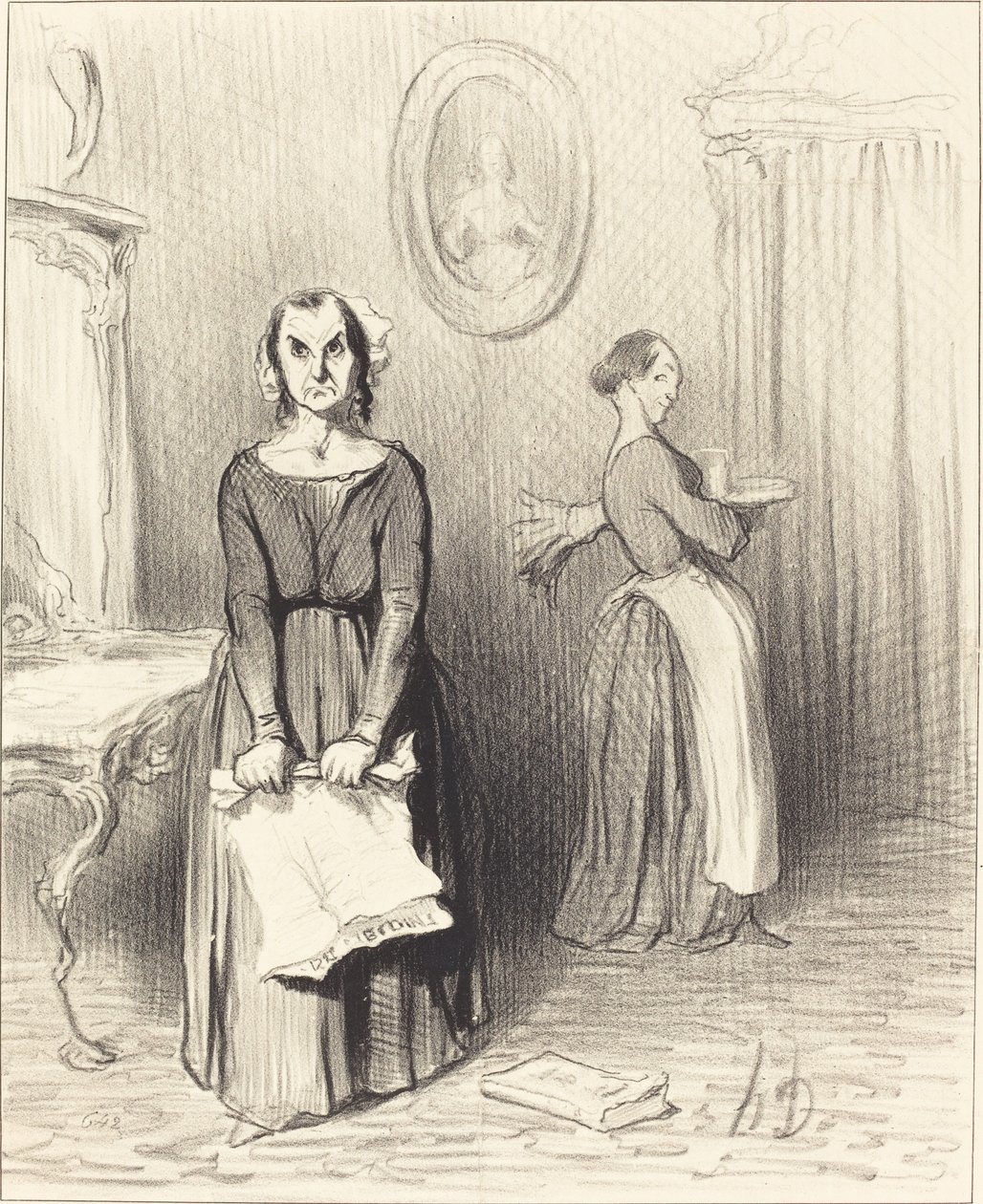 Ez a Journal szánalmasnak találja a munkámat... alkotó: Honoré Daumier