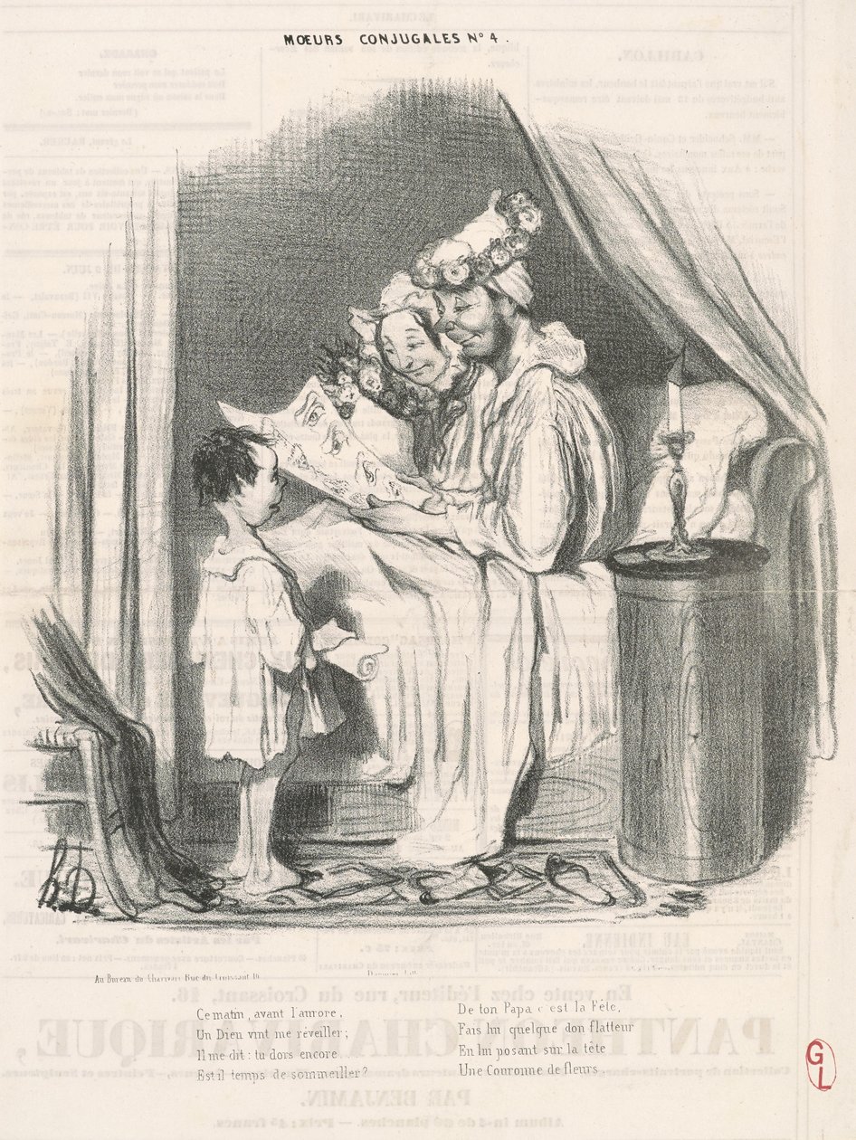Ma reggel hajnal előtt... alkotó: Honoré Daumier