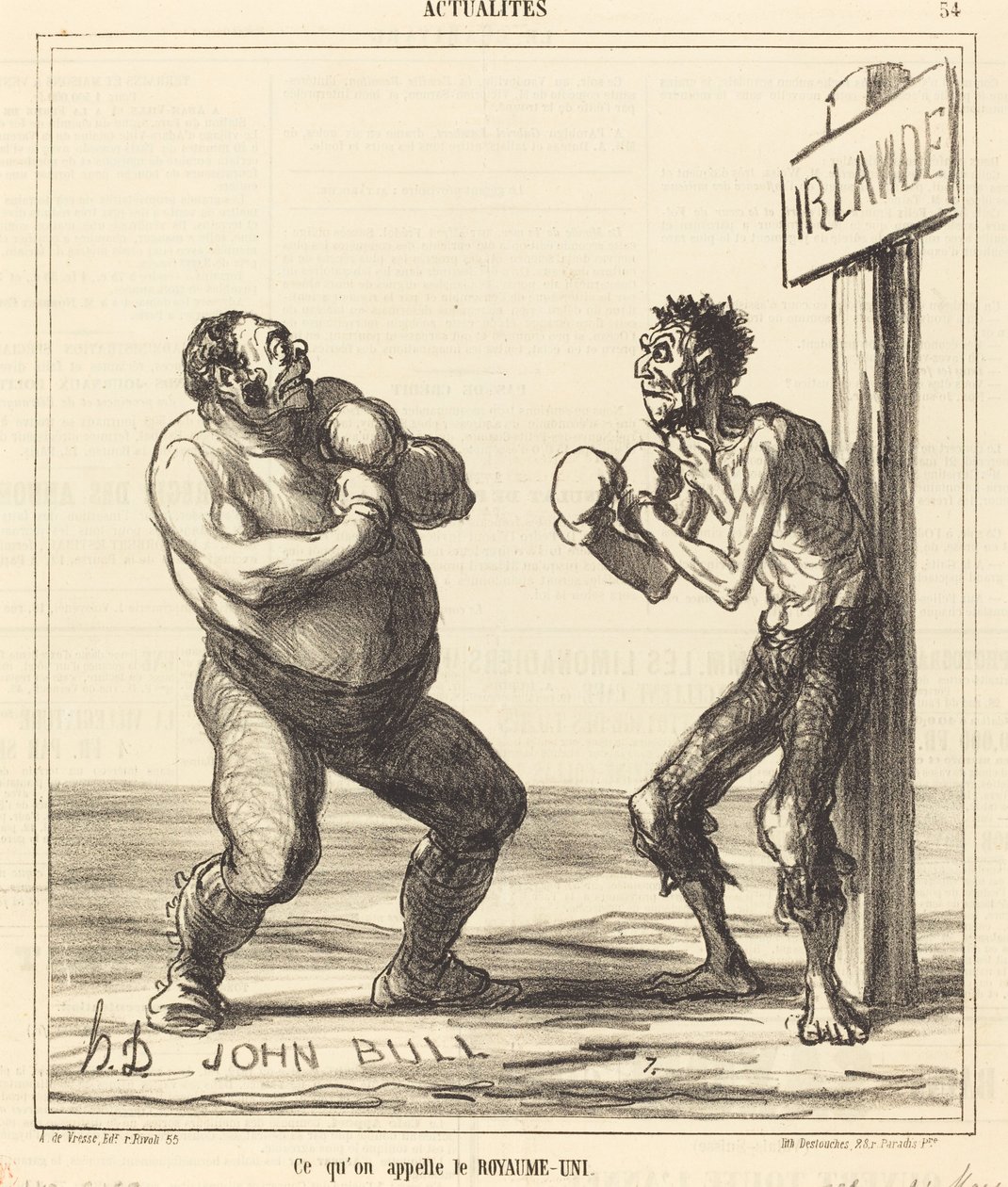 Amit Egyesült Királyságnak hívnak alkotó: Honoré Daumier