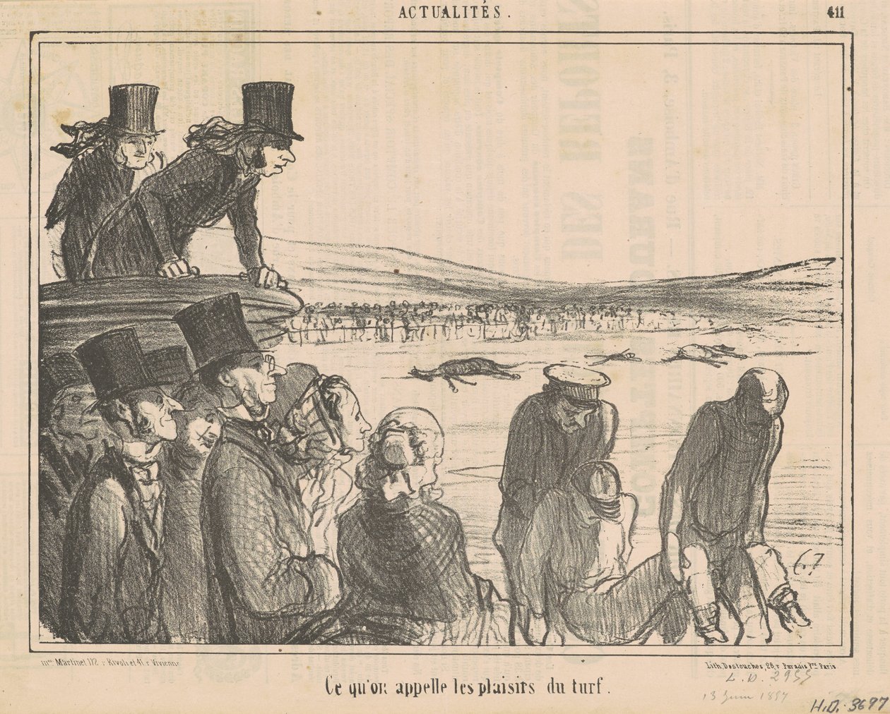 Amit mi a gyep örömeinek nevezünk alkotó: Honoré Daumier