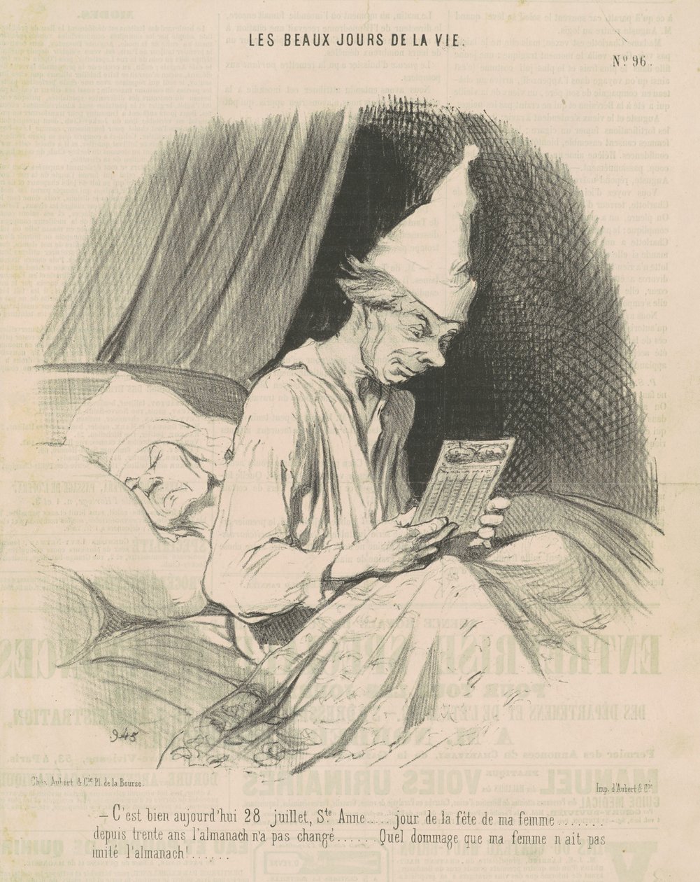 Ma jó, július 28... alkotó: Honoré Daumier