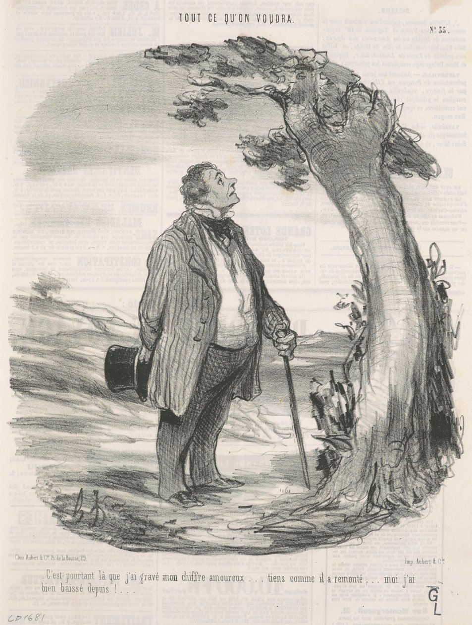 Oda véstem a számom... alkotó: Honoré Daumier