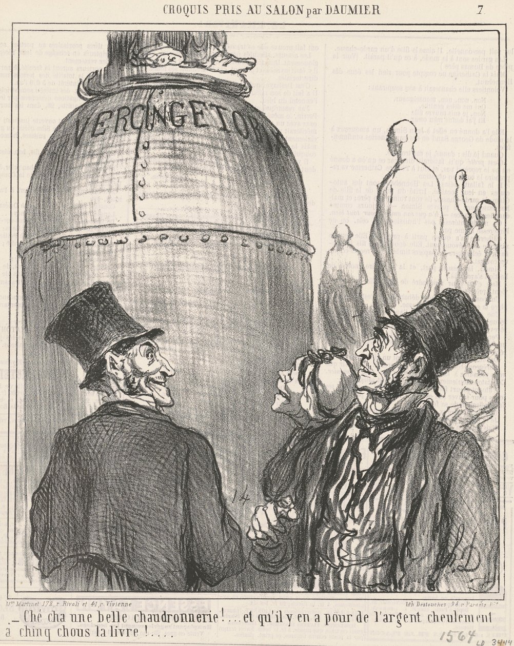 Ché cha egy gyönyörű kazánkészítés! alkotó: Honoré Daumier