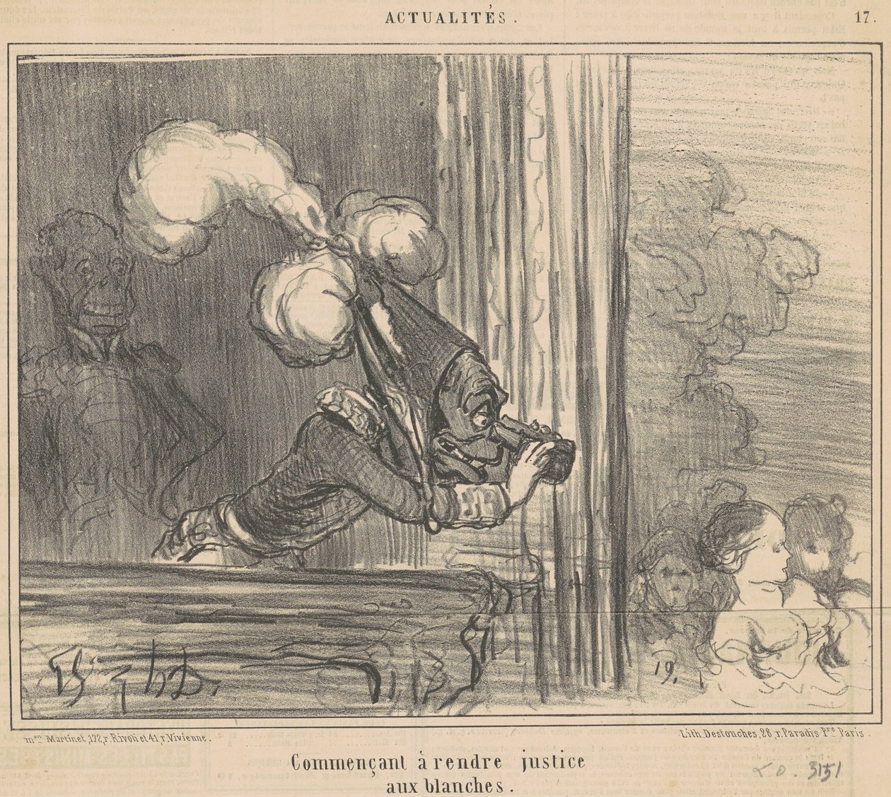 Kezd igazságot tenni a fehér embereknek alkotó: Honoré Daumier