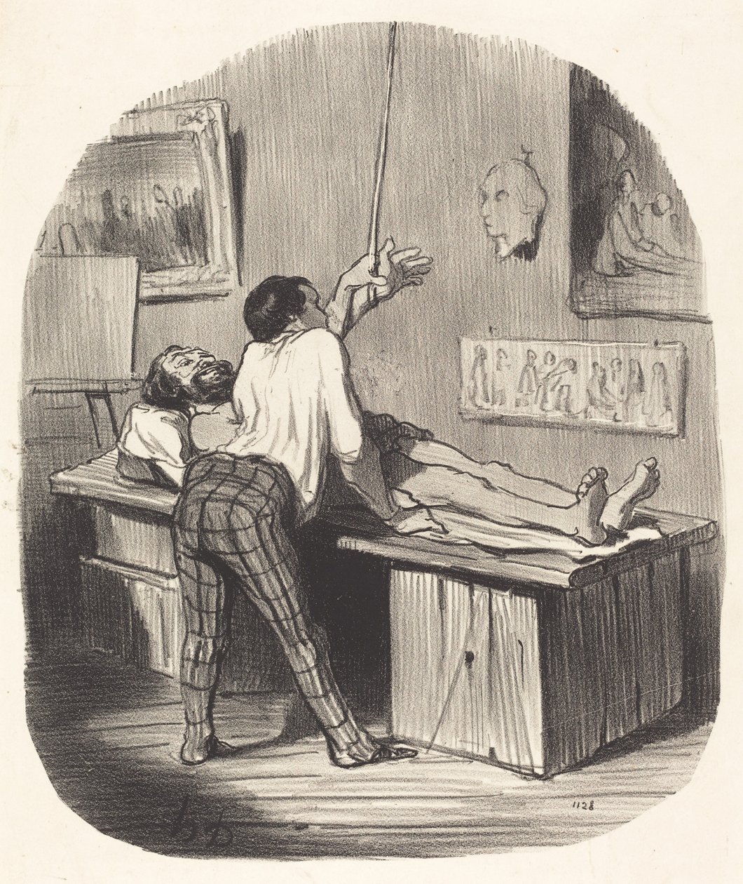 Hogy vette ezt Saint-Gervais... alkotó: Honoré Daumier