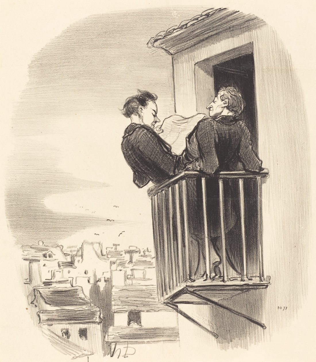 Hogyan értjük a párizsi spanyol erkélyt alkotó: Honoré Daumier