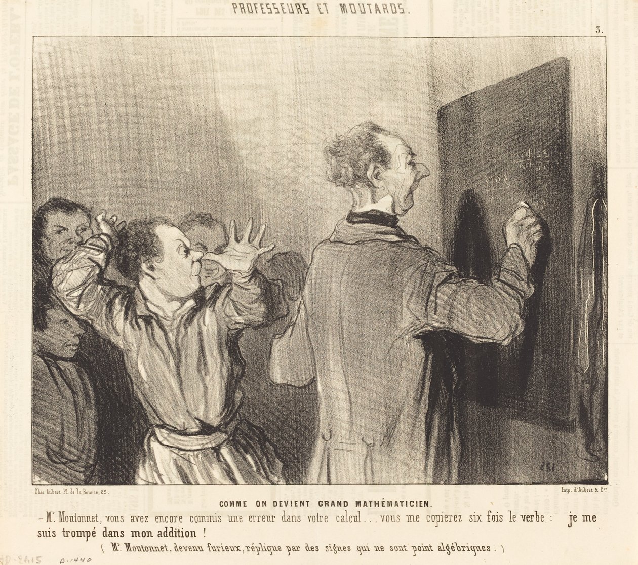 Hogyan lesz valakiből nagy matematikus alkotó: Honoré Daumier