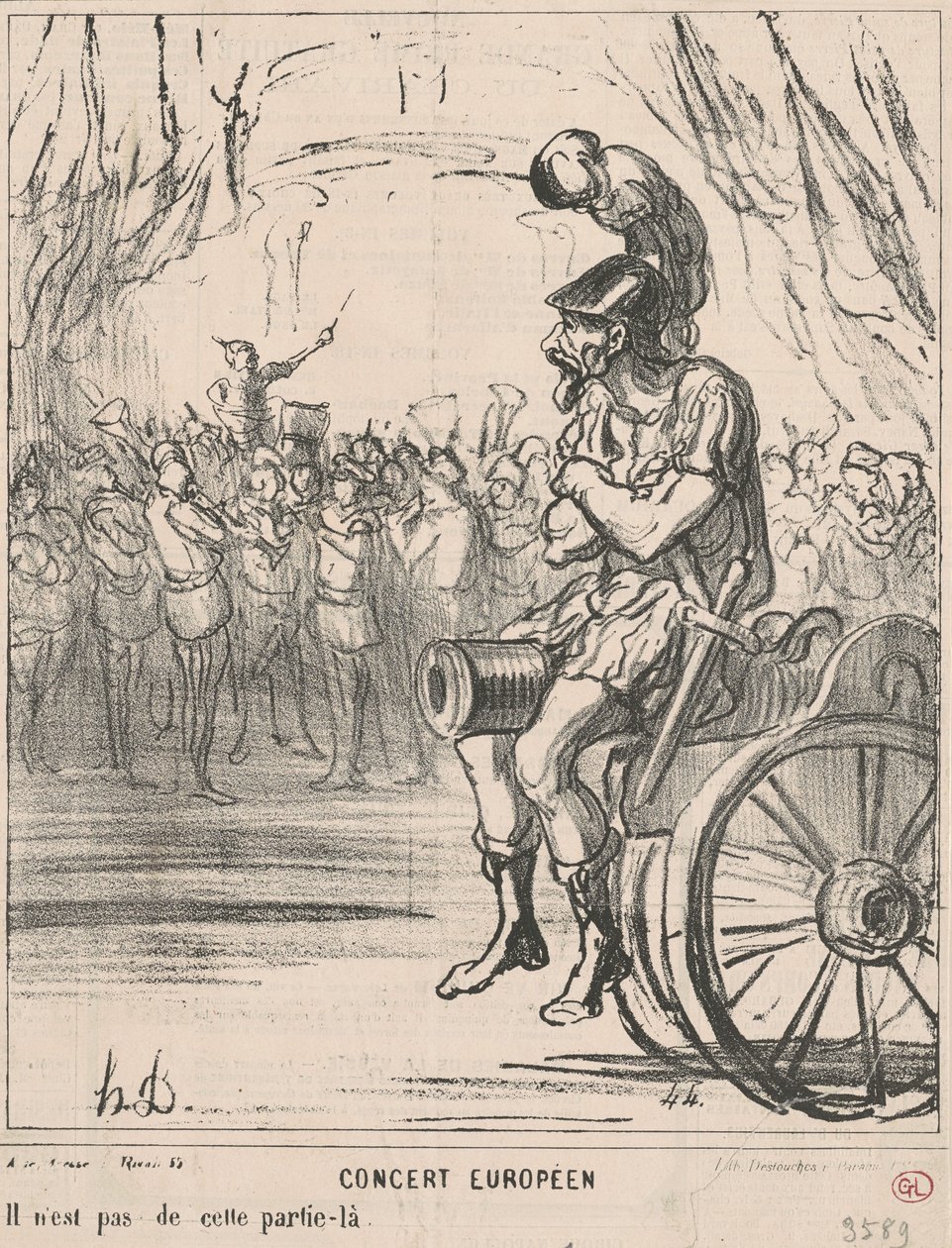 európai koncert alkotó: Honoré Daumier