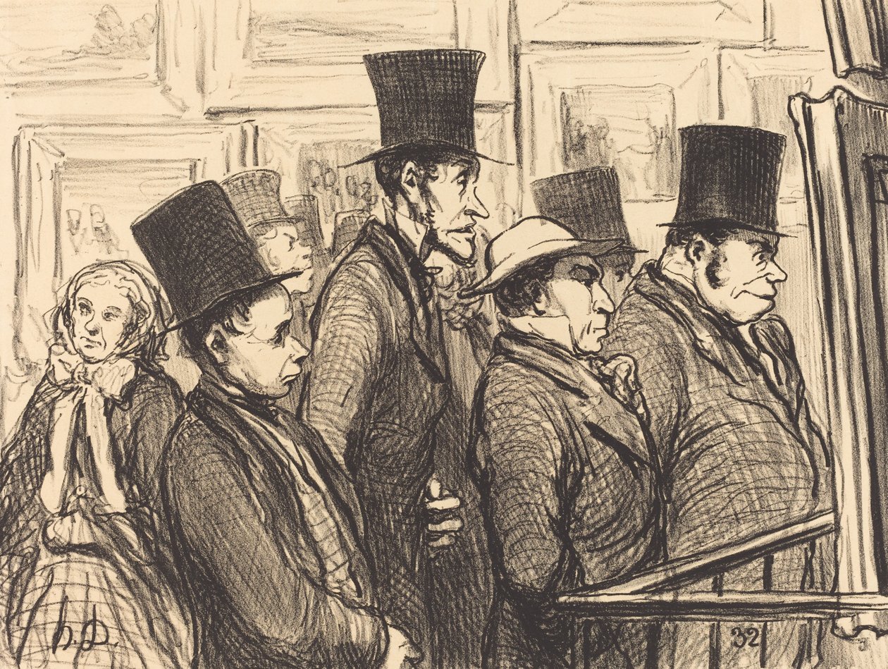 Cristi... itt egy marhahús, ami jól sikerült!... alkotó: Honoré Daumier