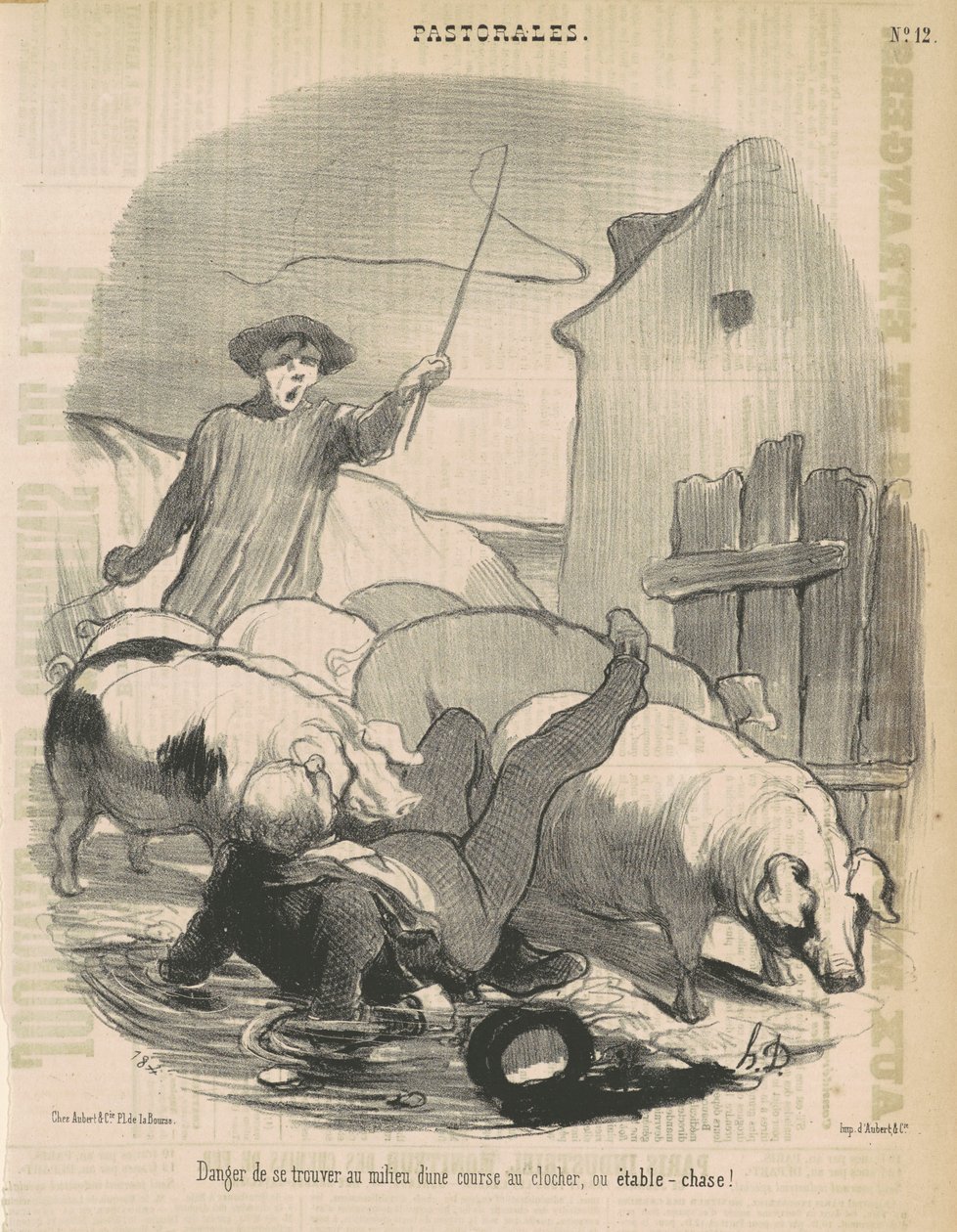 Veszélyes, hogy egy torony közepébe kerül alkotó: Honoré Daumier