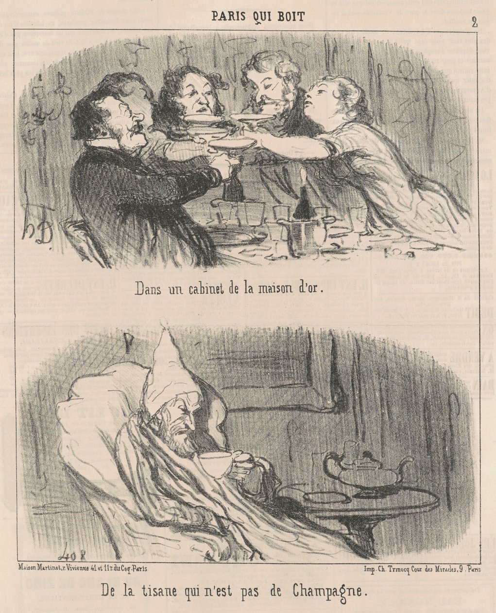 Az aranyház szekrényében alkotó: Honoré Daumier