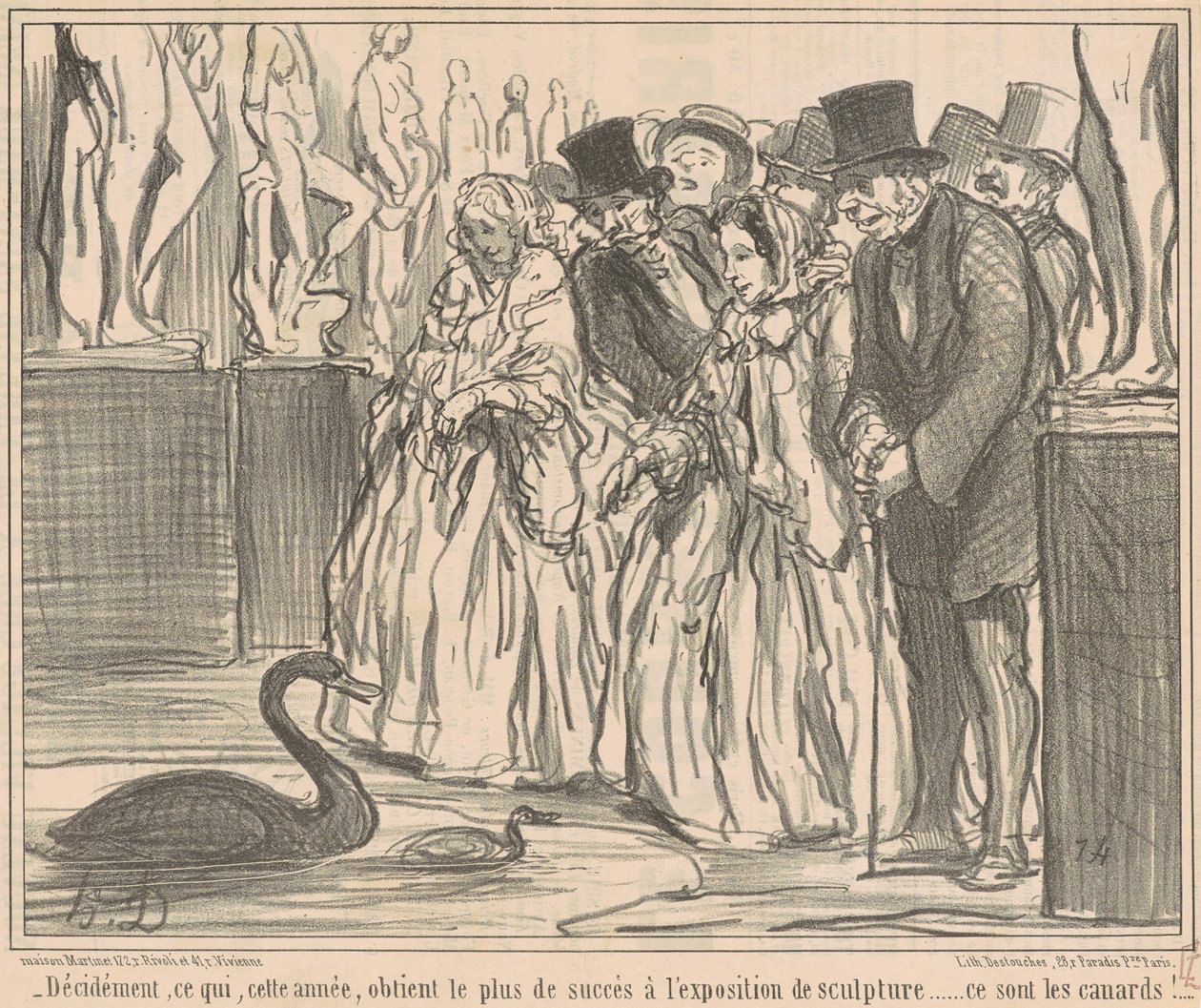 Egyértelmű, hogy mi lesz idén... alkotó: Honoré Daumier
