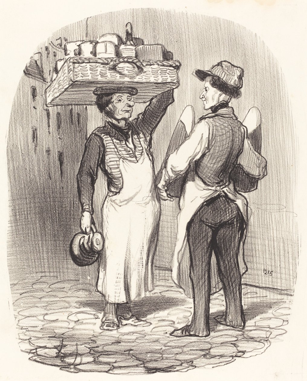üzletvezetők alkotó: Honoré Daumier