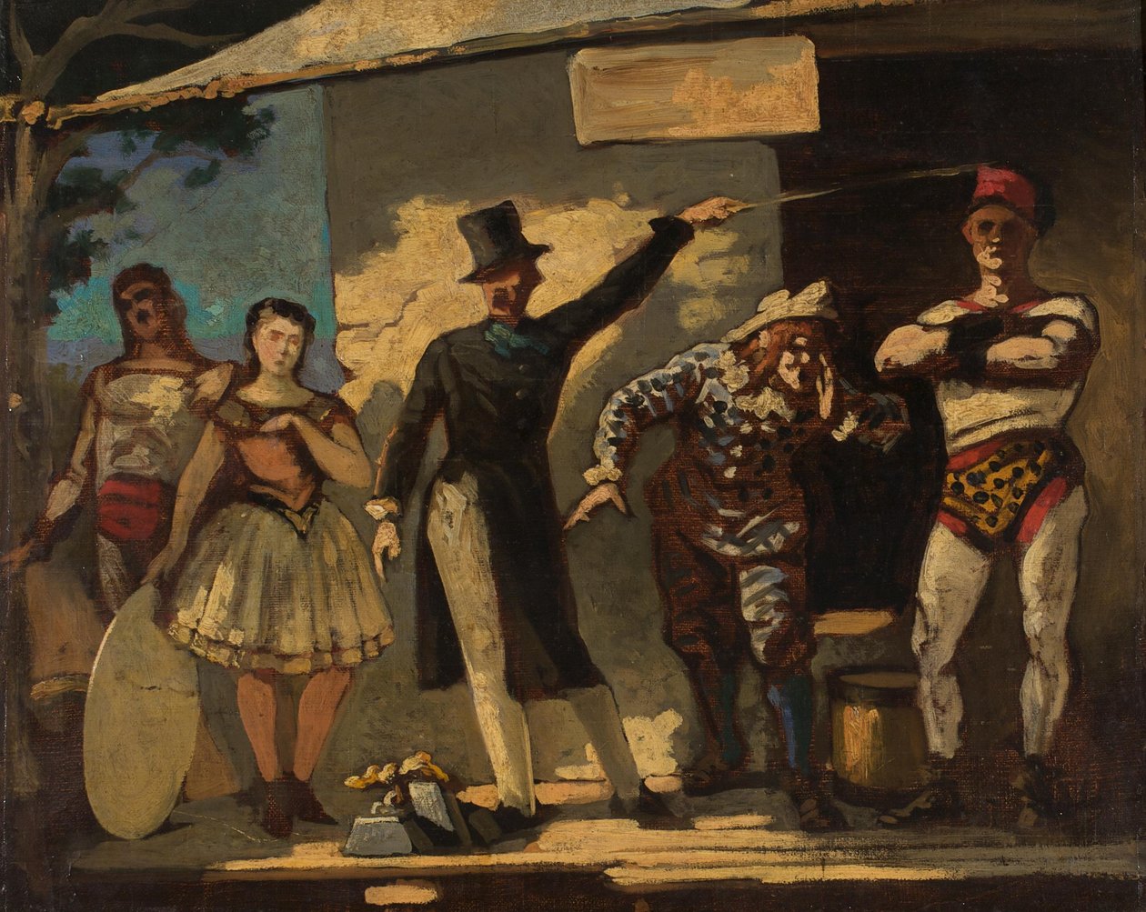 A zsonglőrök alkotó: Honoré Daumier