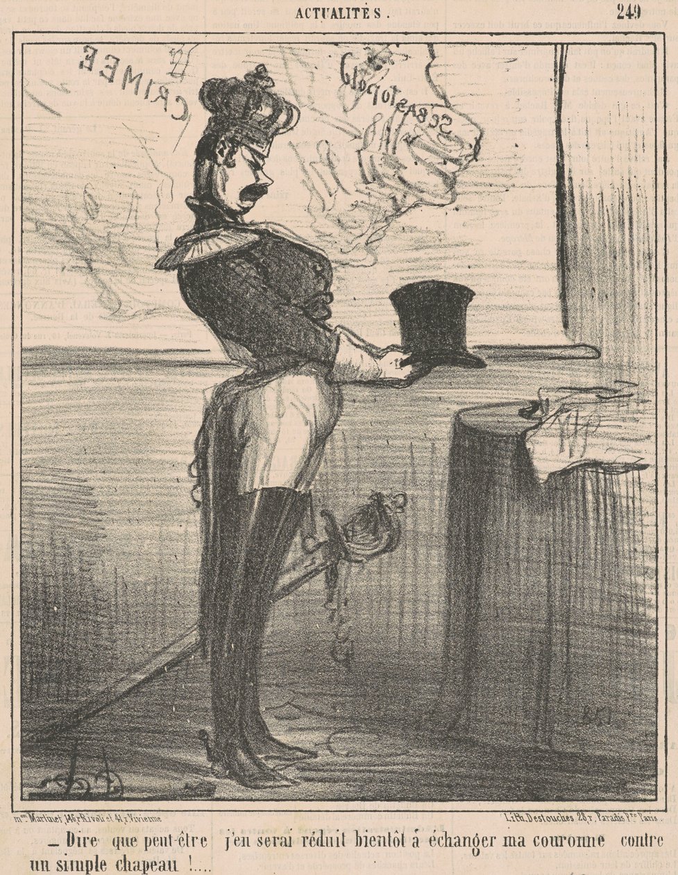 Azt mondani, hogy talán leszokom róla... alkotó: Honoré Daumier